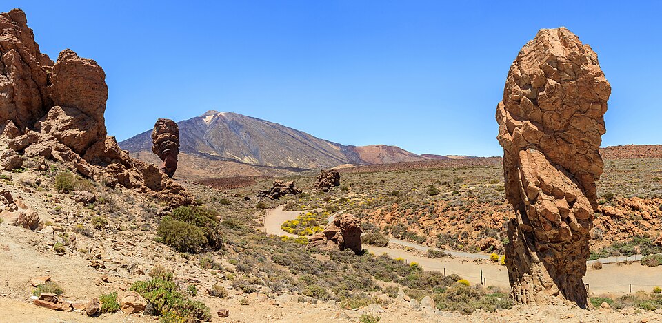 Roques de García and Teide, seen from La Ruleta